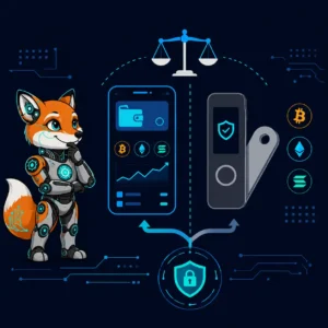کیف پول موبایلی بهتر است یا سخت افزاری؟