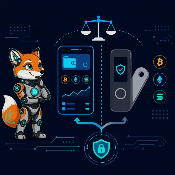 کیف پول موبایلی بهتر است یا سخت افزاری؟